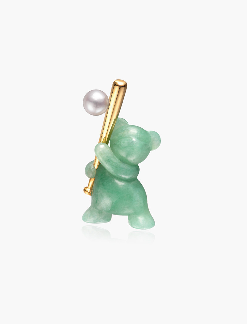 Eric Jade Bear No.46 （BaseBall Bear with Pearl）