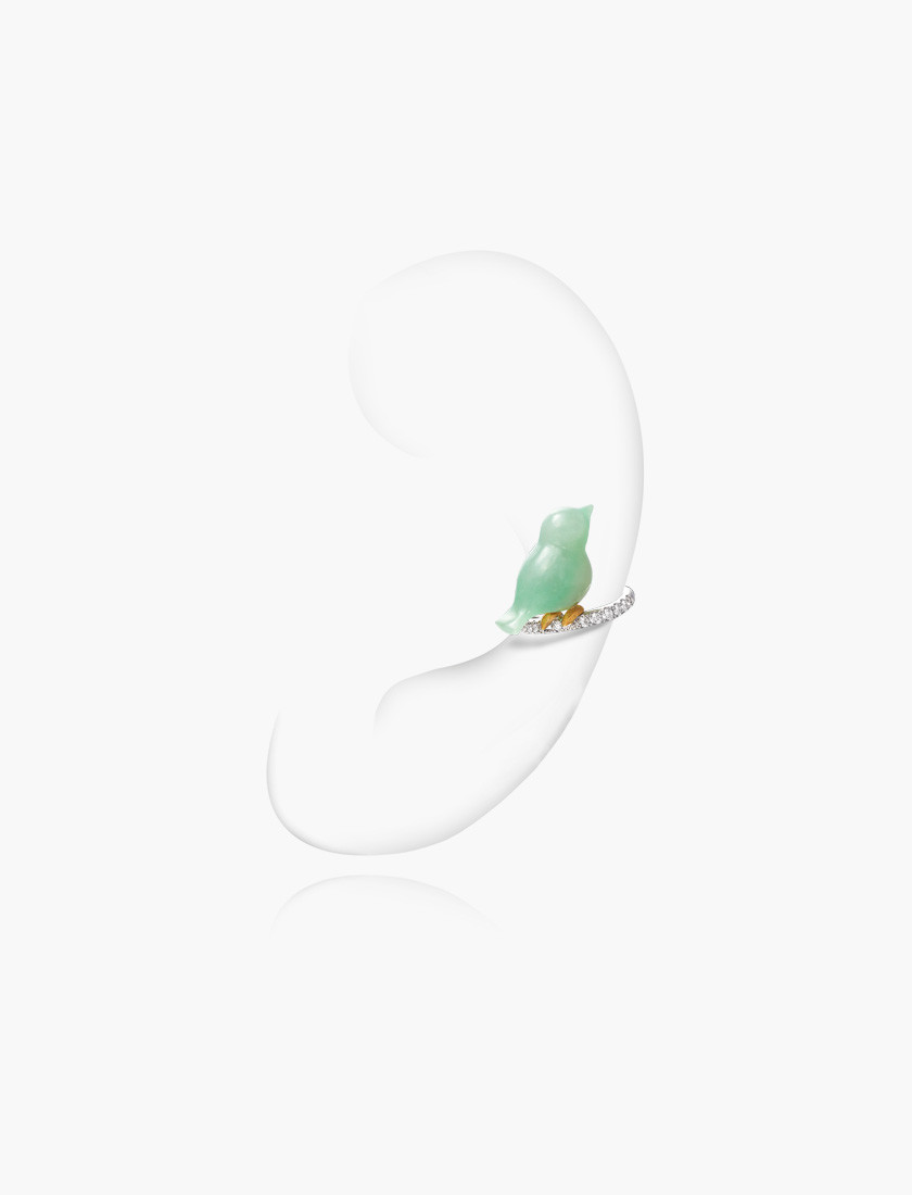 Messenger of Happiness Whispering - Ear Cuff