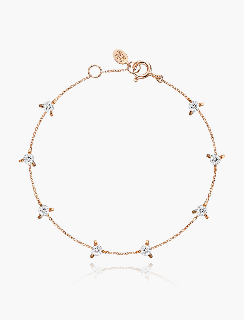Heart to Heart Diamond Bracelet