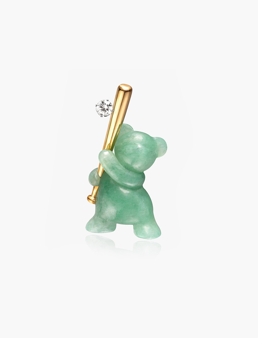 Eric Jade Bear No.46 （BaseBall Bear with Pearl）
